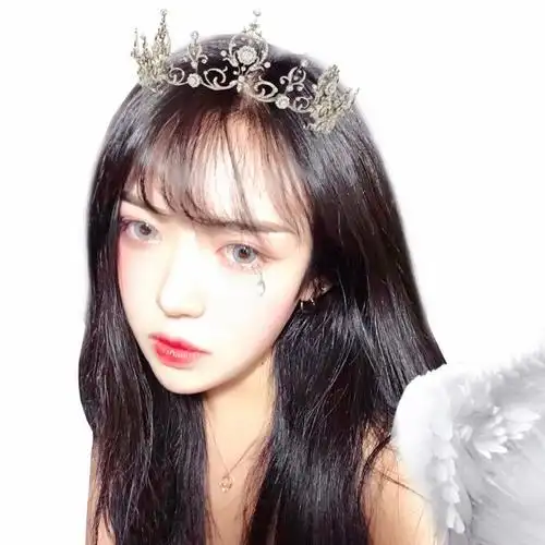 洝大人 女头皇冠 韩系 侧脸