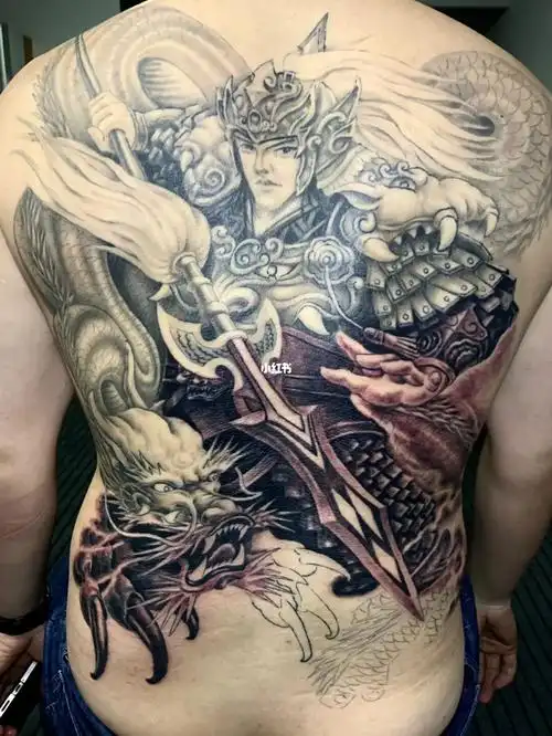 纹身  #章丘  #济南  #满背 #满背赵云 #传统纹身