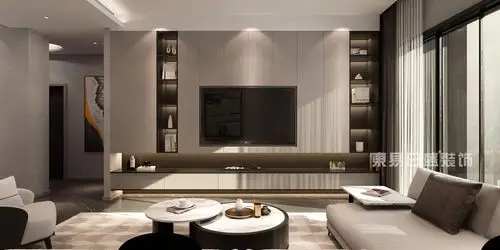 自然界云宸底跃现代简约装修效果图电视背景墙装修设计效果图