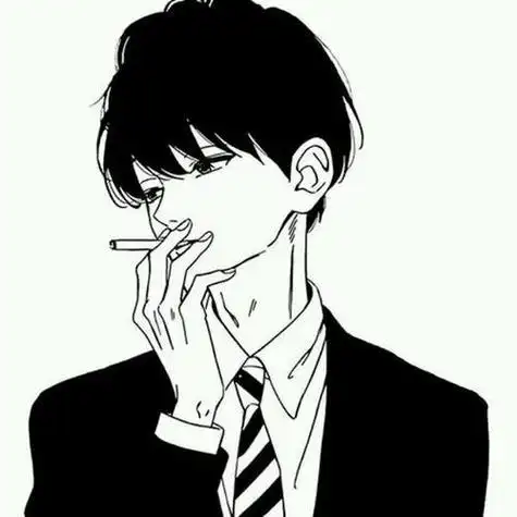 动漫抽烟头像男生霸气十足 动漫头像图片大全 -【爱个性】