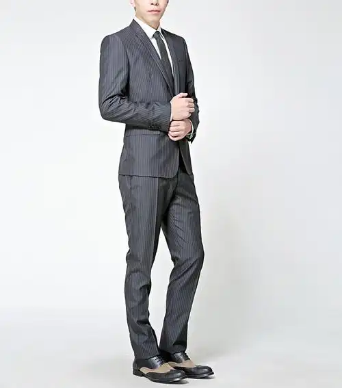 dolce&gabbana/杜嘉班纳男士西装-男士灰色纯羊毛时尚西服套装 断码