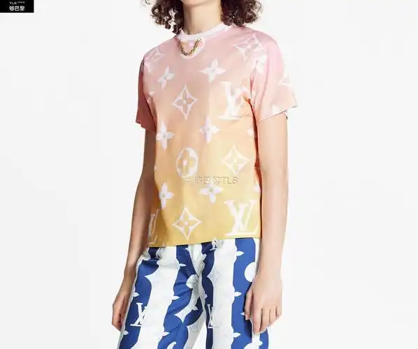 【包邮包税】 lv路易威登 21年春夏 女士 短袖t恤 sunrise monogram t