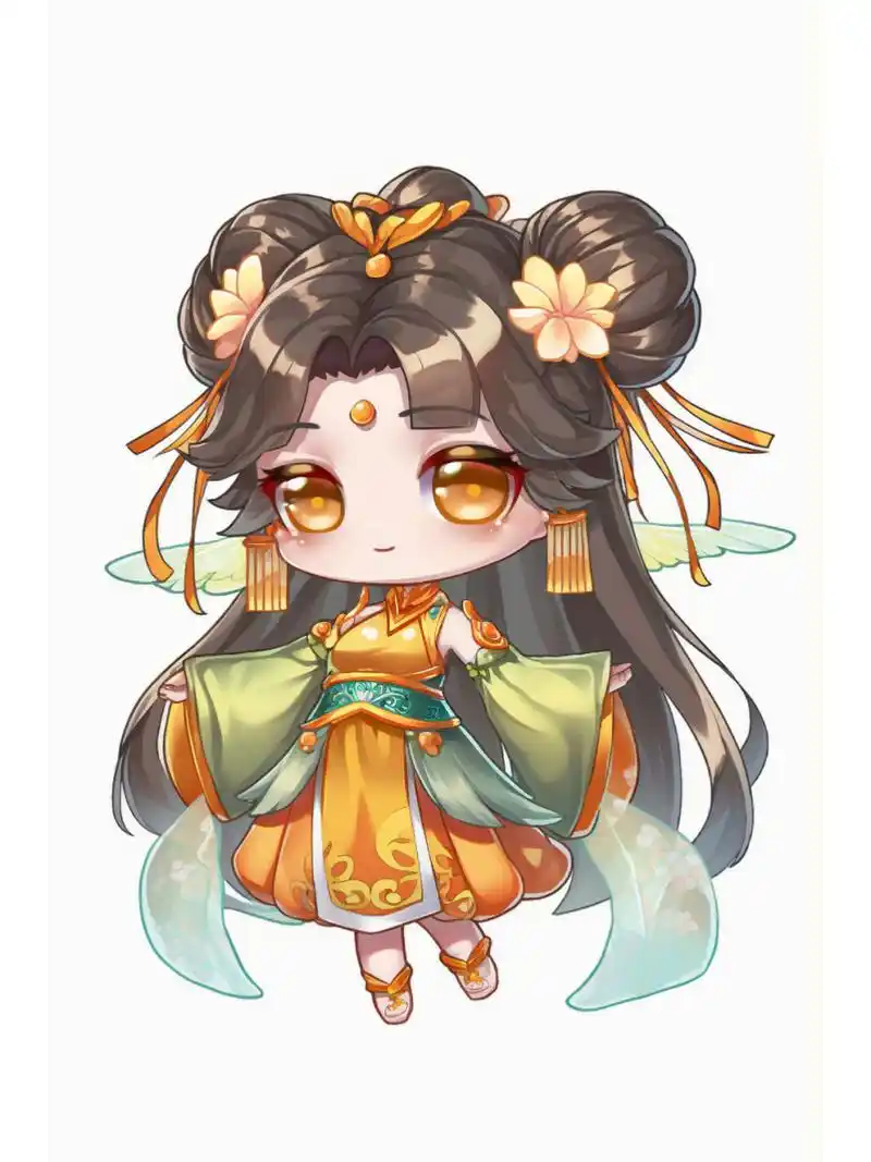 q版二次元古风花仙子