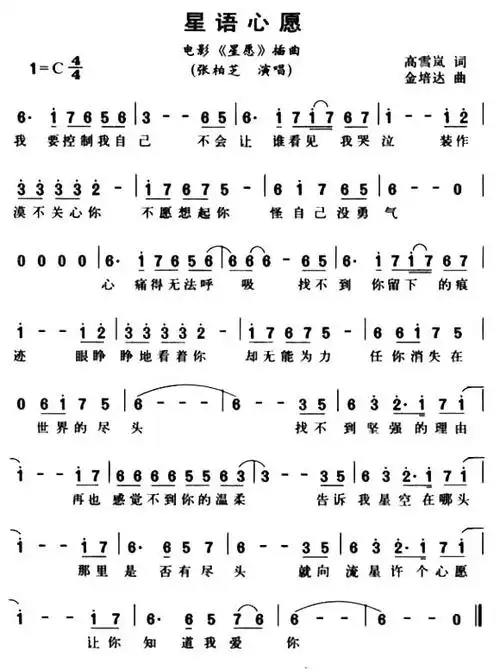 谁能给把心语心愿的钢琴简谱给我发啦,好吗,谢谢各位朋友