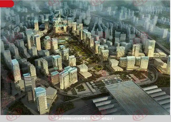 新客站片区规划效果图可以说,佳农市场一日不搬,新客站片区规划愿景就