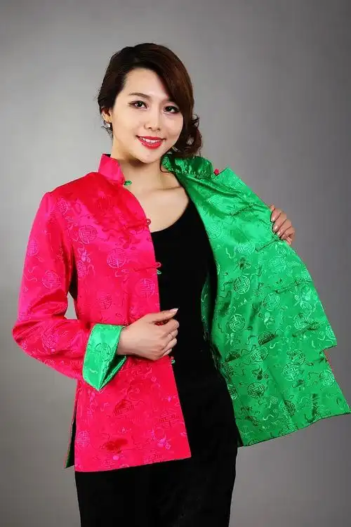 民族风女士唐装夏装旗袍上衣中式七分袖上衣工作服表演服新款2082
