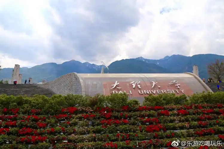 大理大学的地理位置真的不能再优越了背靠苍山面朝洱海