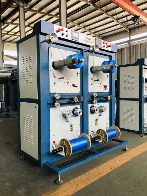 pp酒椰叶纤维纱线打捆机捆绳复丝纱线卷筒绕线机缠绕捻线机