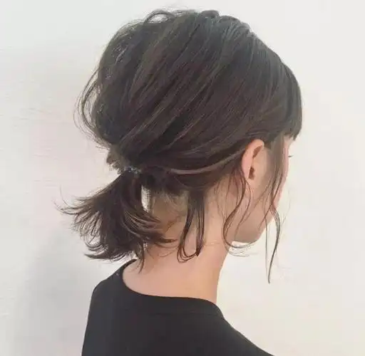 齐刘海短发造型怎么扎(短发这么扎太美了!