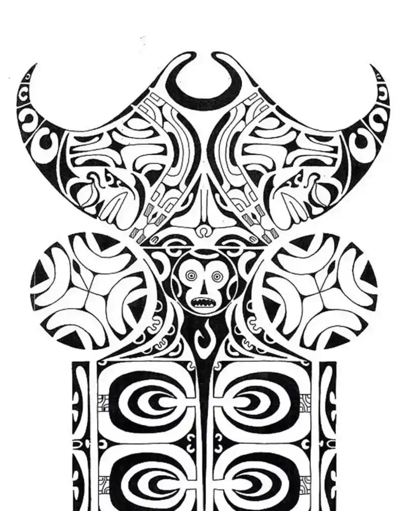 干货分享,图腾花臂#纹身图案手稿 #图腾花臂  - 抖音