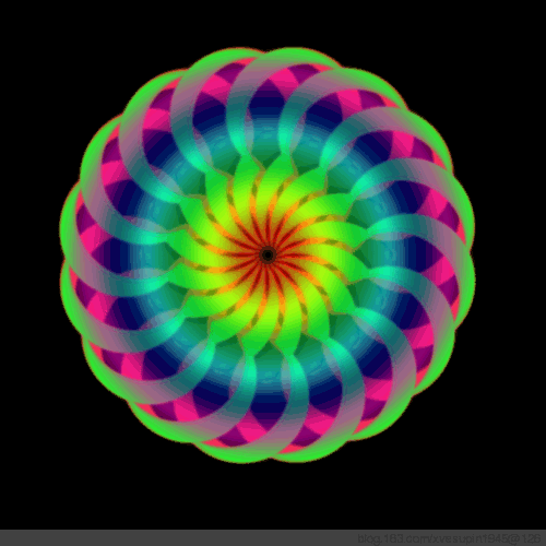 ps制作【旋转花朵】 - 追求快乐 - 追求快乐欢迎您