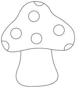 蘑菇简笔画 | 红豆饭小学生简笔画大全