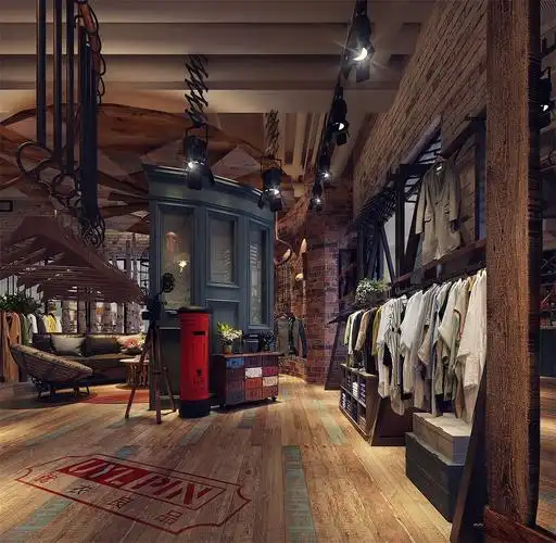 复古文艺服装店一枚