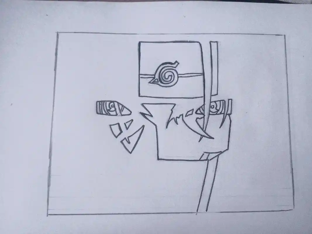 手绘 临摹 宇智波鼬 - 抖音