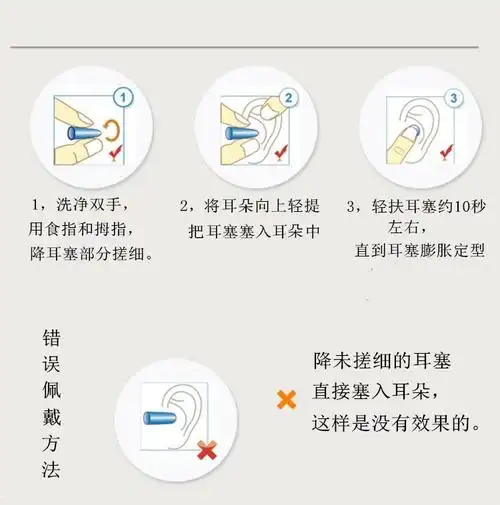 厂家批发5对装防噪音耳塞 降噪睡眠隔音耳塞 学习睡觉防呼噜用品