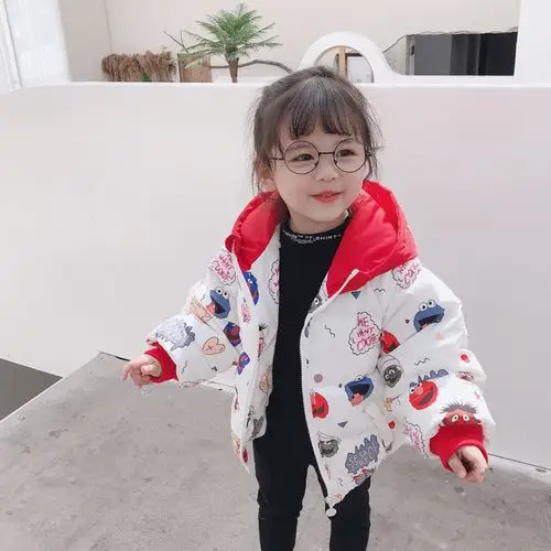 一折女童冬装棉袄4一5一6岁 女宝宝_女宝宝冬装女童外套0-1一岁半2