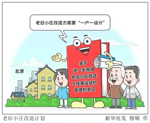 漫画老旧小区改造计划