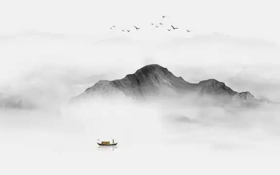 水墨山水画图片