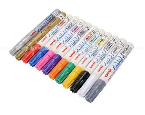 三菱uni 油漆笔 px-20 2.2~2.8mm (白色) 12支/盒