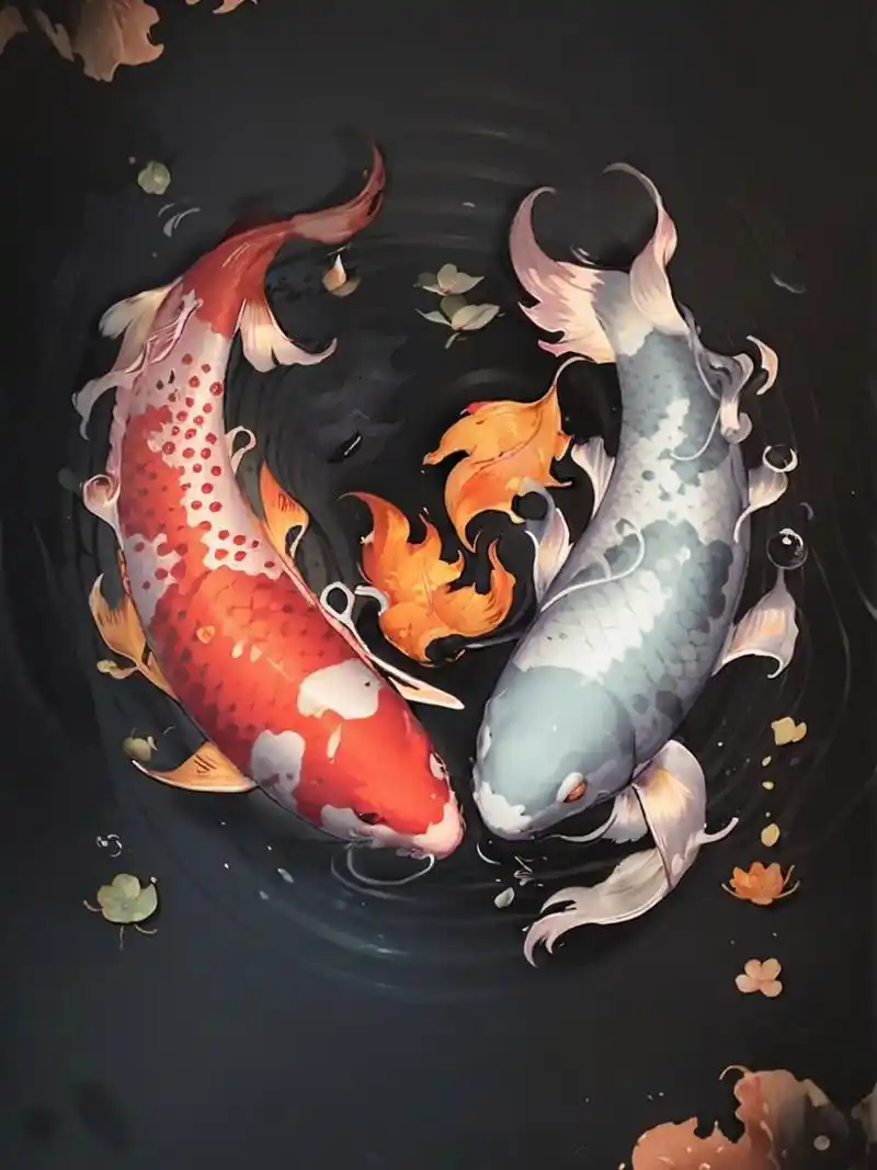 化通万物,遇见锦鲤,人生锦上添花[期待] #好运锦鲤# #锦鲤# #双鱼