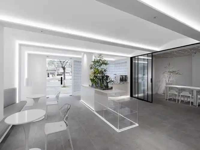 成都工装极简风格花艺工作室装修设计图_装信通网效果图