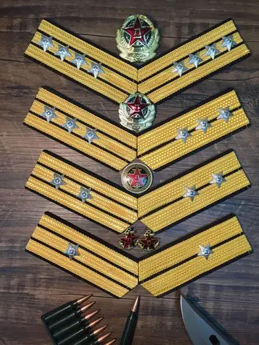 87式领章和帽徽