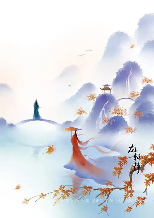 烟雨入江南|插画|商业插画|龙轩静_原创作品-站酷zcool