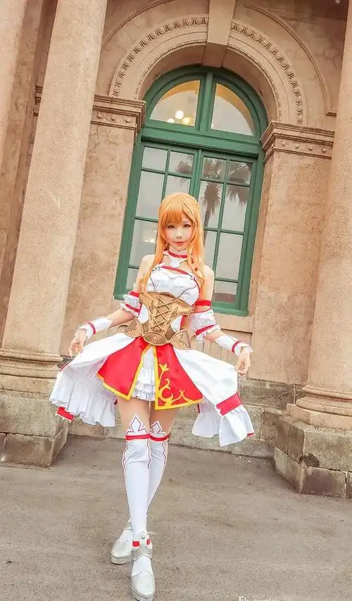 刀剑神域亚丝娜美女性感美腿cosplay福利