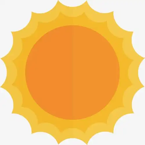 金色夏季太阳设计