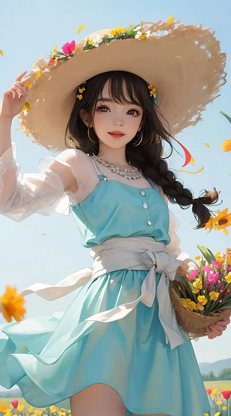 第十七集,鮮花和美女#壁纸分享 #动漫少女 #少女心壁纸 # - 抖音