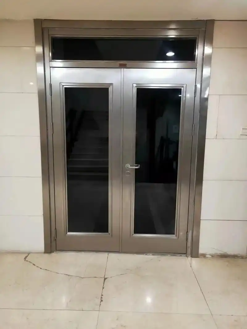 天津双开甲级不锈钢玻璃防火门厂家. 185-1115-28 - 抖音
