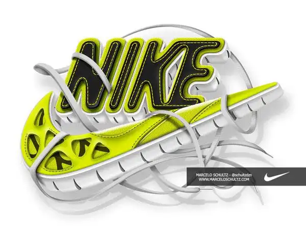 marceloschultz酷炫字体设计之耐克主题一
