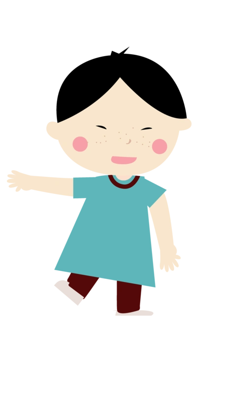 儿童节儿童节卡通小学生儿童插画