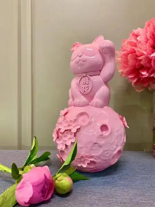 旺桃花旺财运招财猫