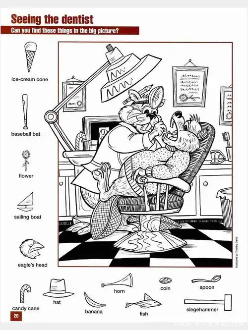 英文版图画捉迷藏