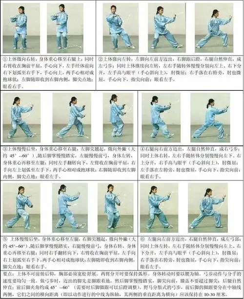 二十四式太极拳图解