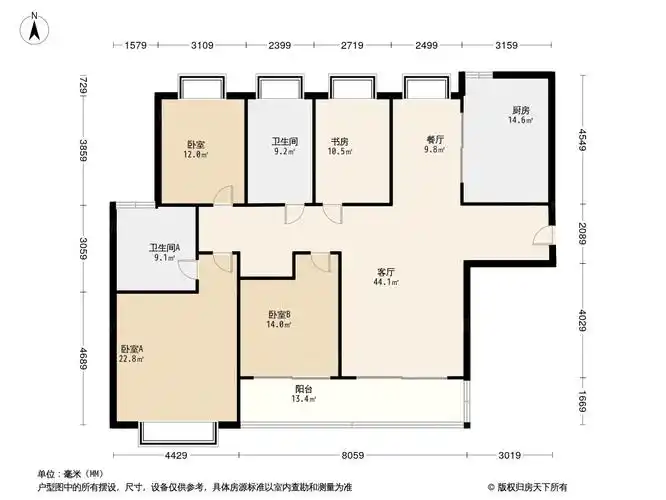 融创望江府户型图