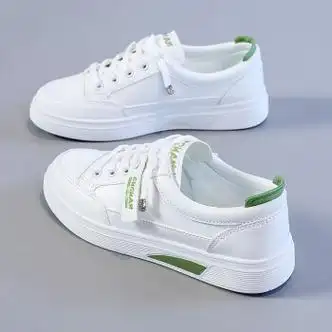 大东小白鞋女韩版运动鞋大码女鞋学生休闲鞋跑步鞋2024潮绿色42
