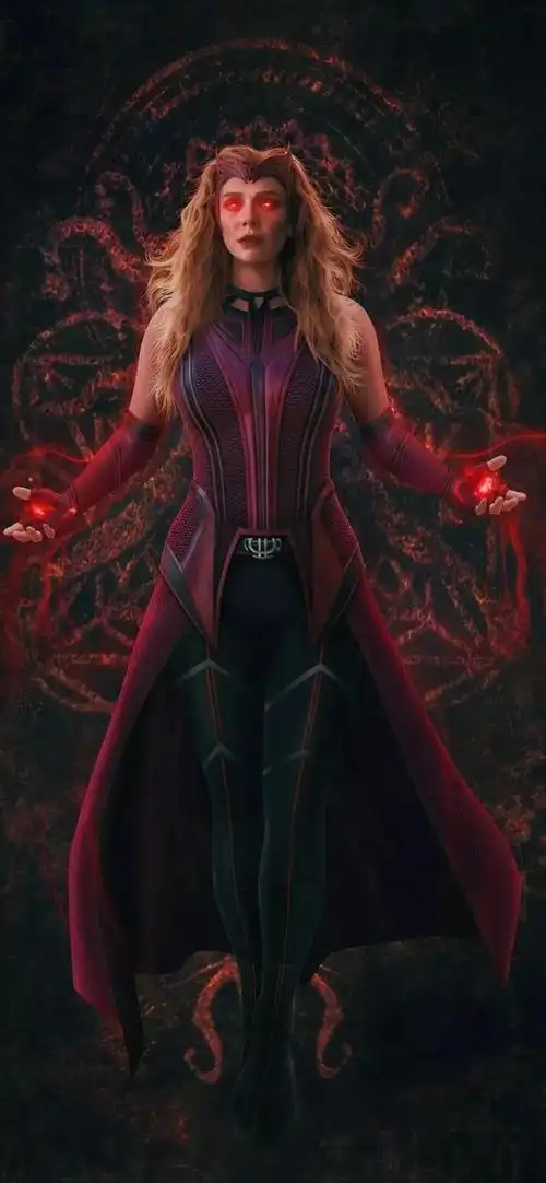 巫婆:卡通壁纸,巫婆动漫头像(漫威壁纸,绯红女巫高清壁纸图片)