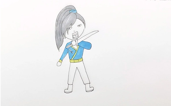 荆轲简笔画怎么画荆轲的简笔画步骤图解教程