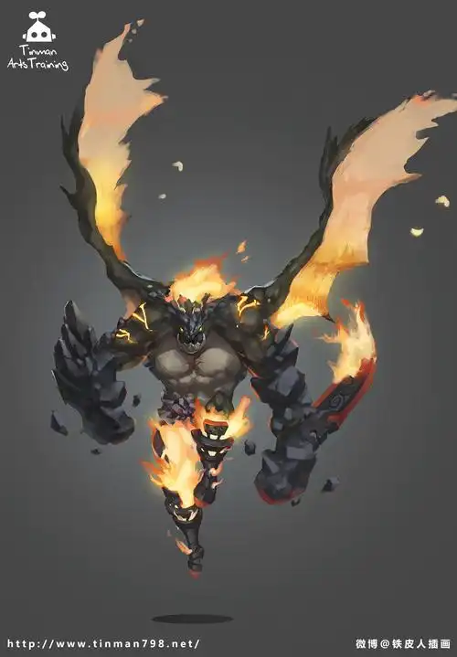 铁皮人学作品第62届186期原画班怪物设计