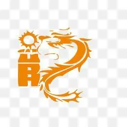 简笔画威武霸气龙头像