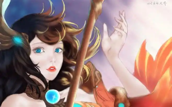 sai-手绘王者荣耀大乔