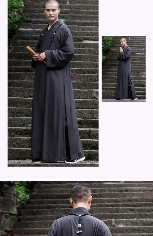 缎梵僧服装大褂夏季男女薄款和尚衣服长衫出家师父透气
