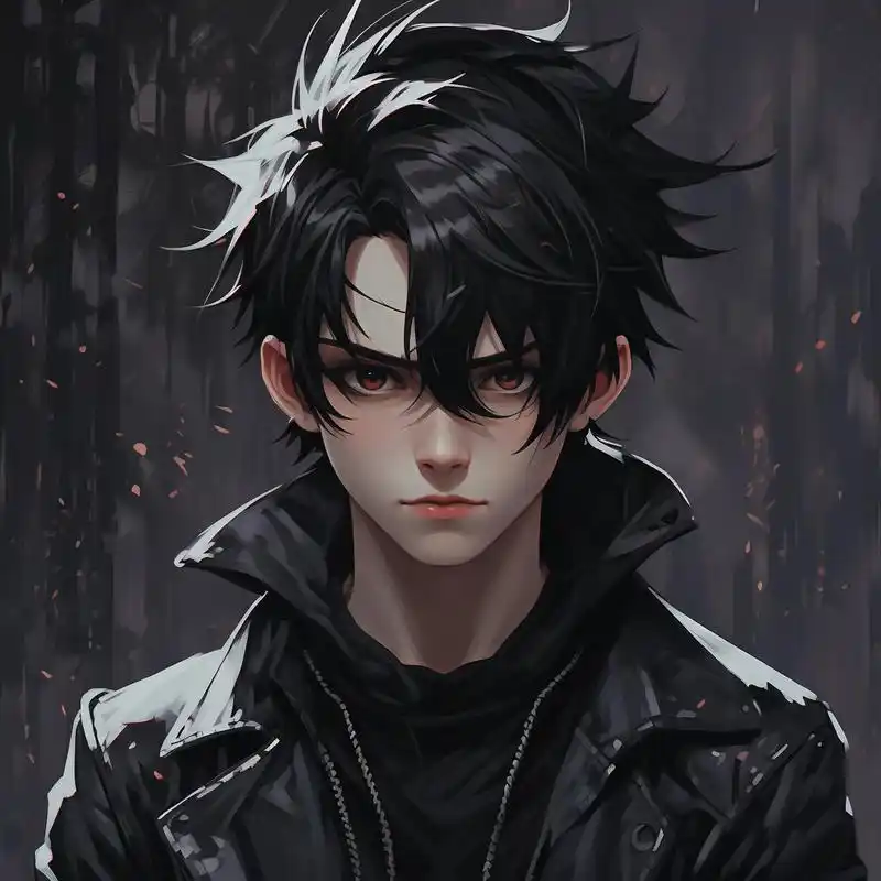 黑暗系头像,男生黑化更显孤独94