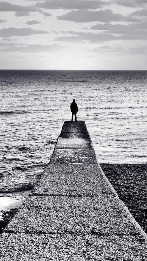 孤独感意境摄影