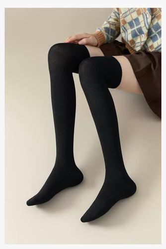 过膝袜jk压力瘦腿小腿袜秋冬季无骨学生袜女袜子女士长筒袜春秋季
