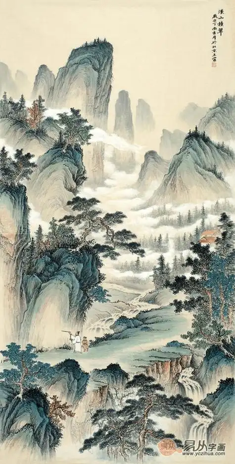 中国国画山水画中国国画山水画画册