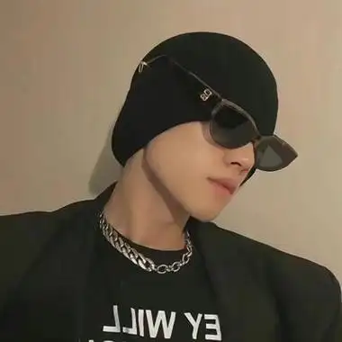 2024最新超拽戴墨镜男生头像