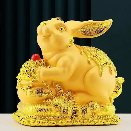 金兔摆件存钱罐办公家居客厅摆设兔年银行保险公司年会开门红礼品